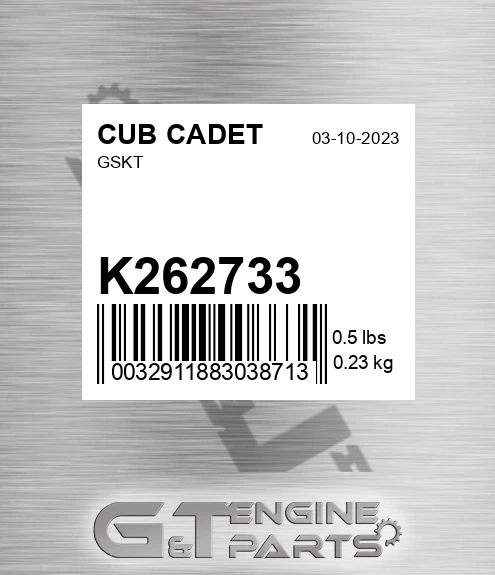 K262733 Gskt
