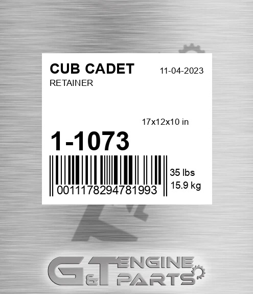 1-1073 Retainer