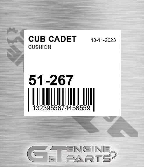 51-267 Cushion for CUB CADET