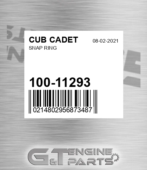 100-11293 Snap Ring