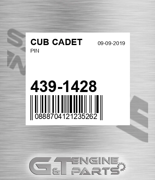 439-1428 Pin for CUB CADET
