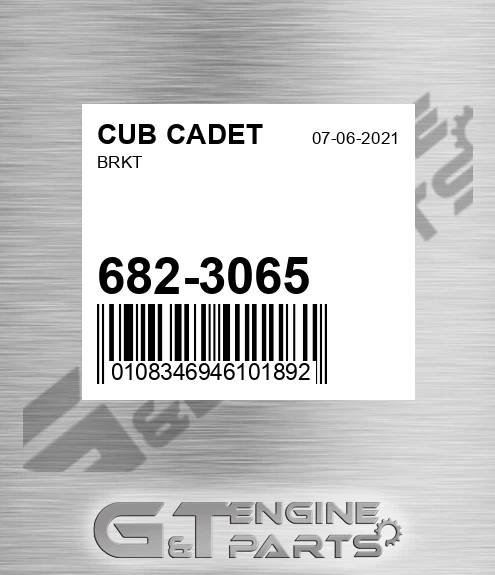 682-3065 Brkt for CUB CADET