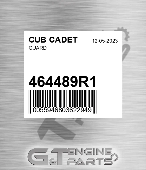 464489R1 Guard for CUB CADET