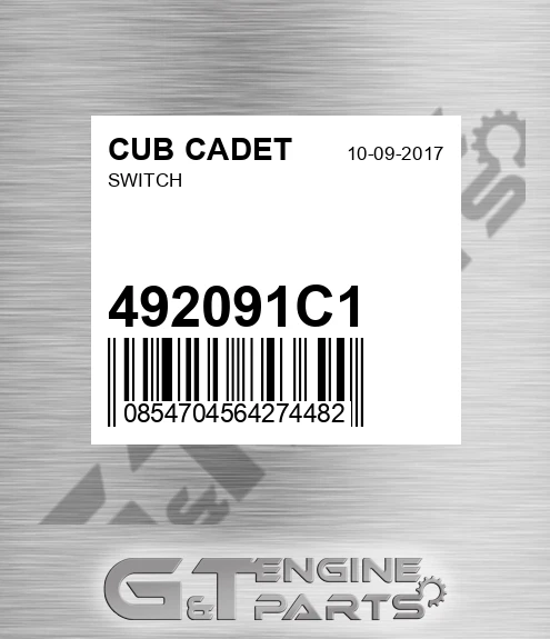 492091C1 Switch for CUB CADET