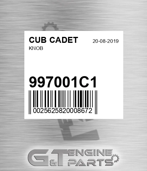 997001C1 Knob