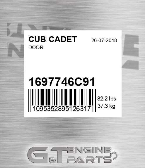 1697746C91 Door for CUB CADET
