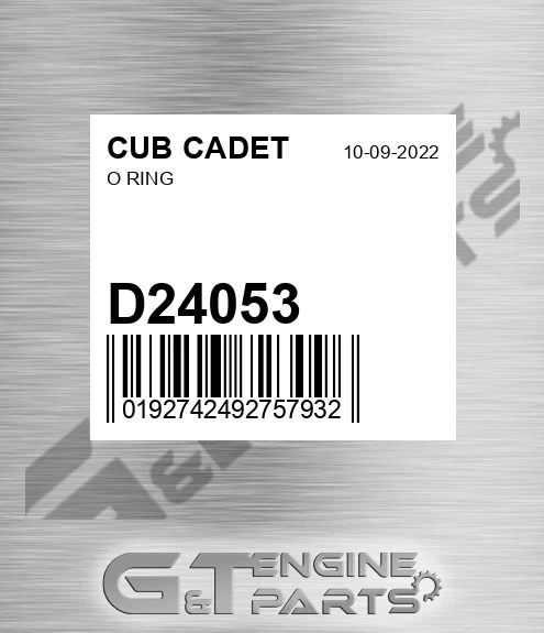 D24053 O Ring