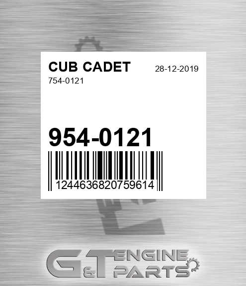 954-0121 754-0121 for CUB CADET