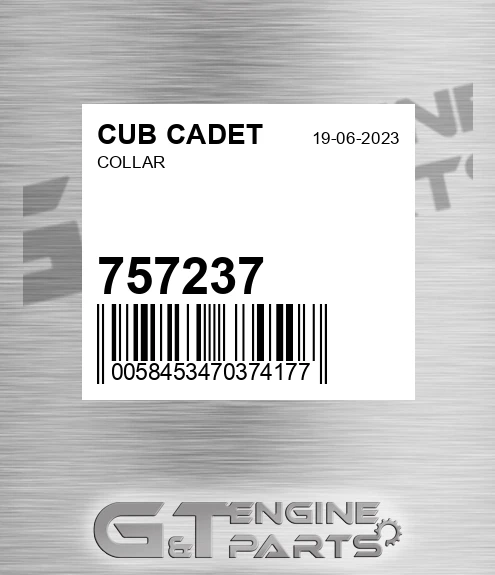 757237 Collar for CUB CADET