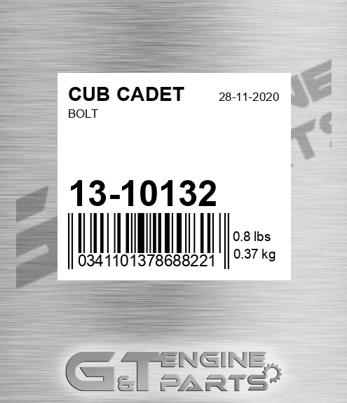 13-10132 Bolt