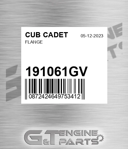 191061GV Flange for CUB CADET