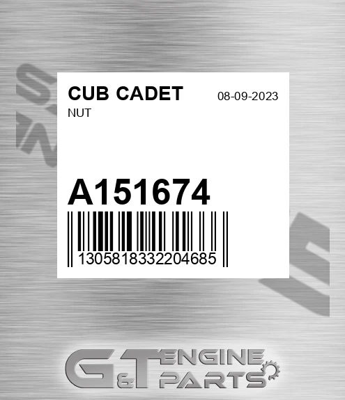 A151674 Nut