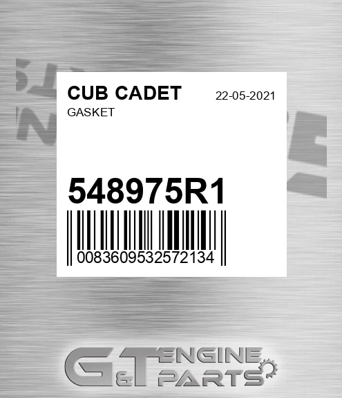 548975R1 Gasket for CUB CADET