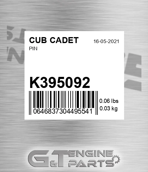 K395092 Pin