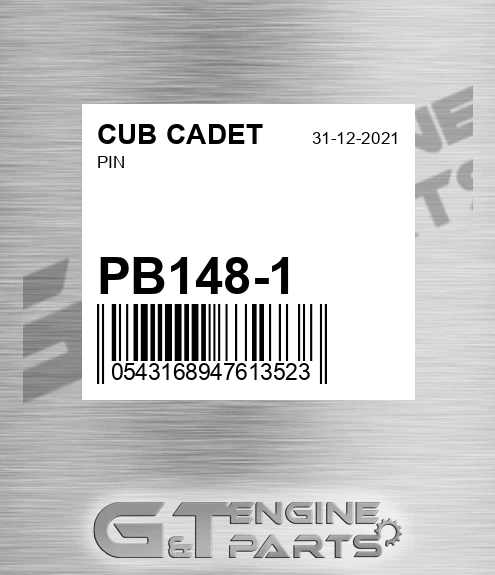 PB148-1 Pin for CUB CADET