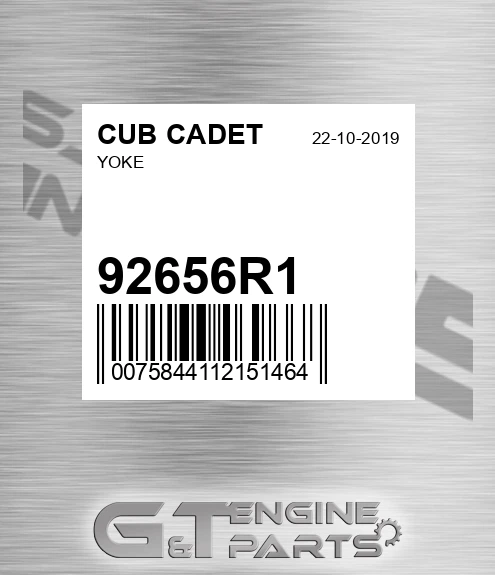 92656R1 Yoke for CUB CADET