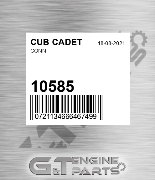 10585 Conn for CUB CADET
