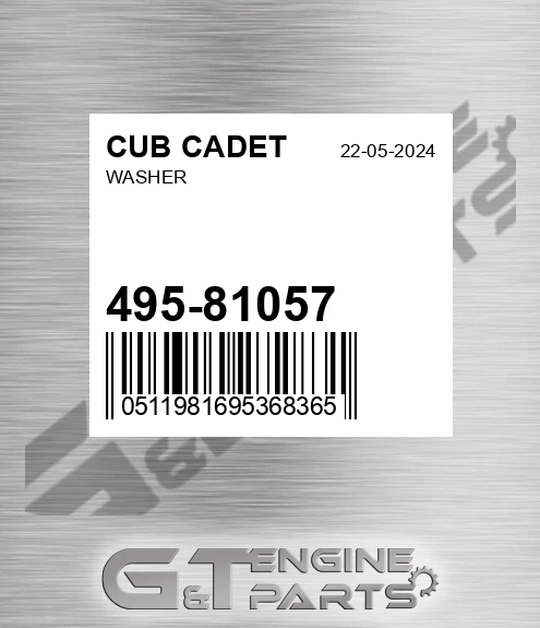 495-81057 Washer