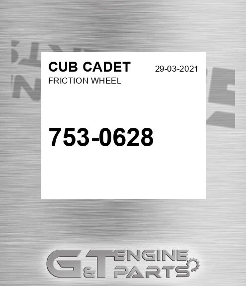 753-0628 Friction Wheel for CUB CADET