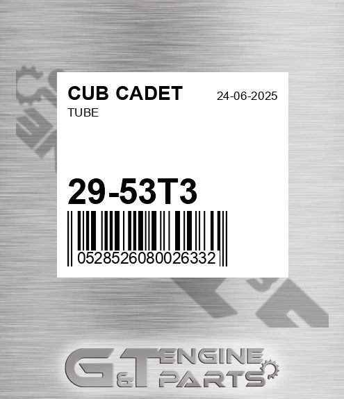 29-53T3 Tube