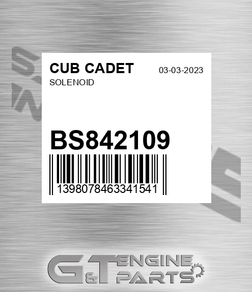 BS842109 Solenoid