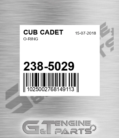238-5029 O-ring