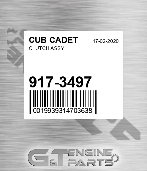 917-3497 Clutch Assy for CUB CADET