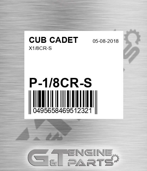 P-1/8CR-S X1/8cr-s for CUB CADET