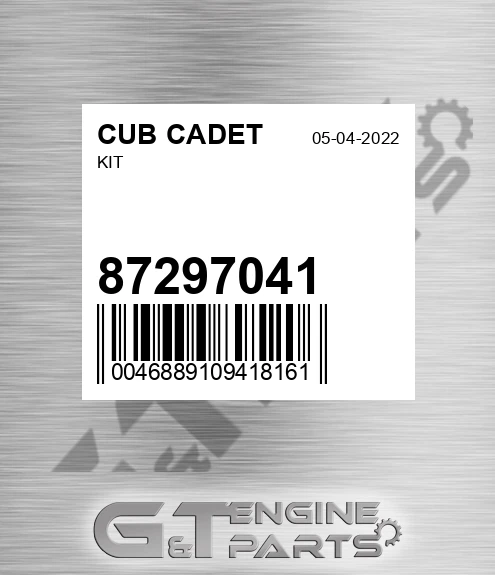 87297041 Kit for CUB CADET