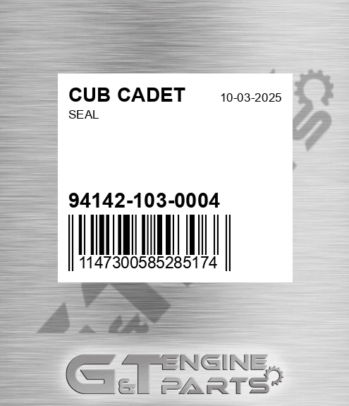 94142-103-0004 Seal for CUB CADET