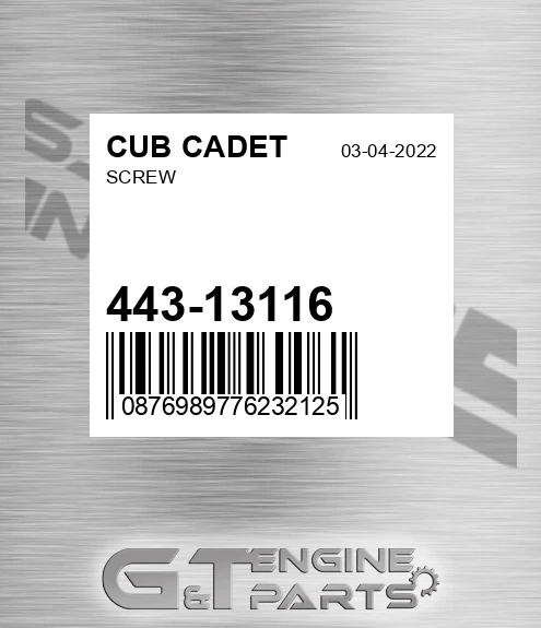 443-13116 Screw