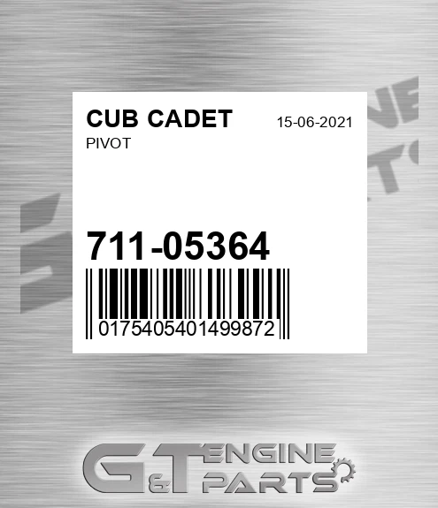 711-05364 Pivot for CUB CADET