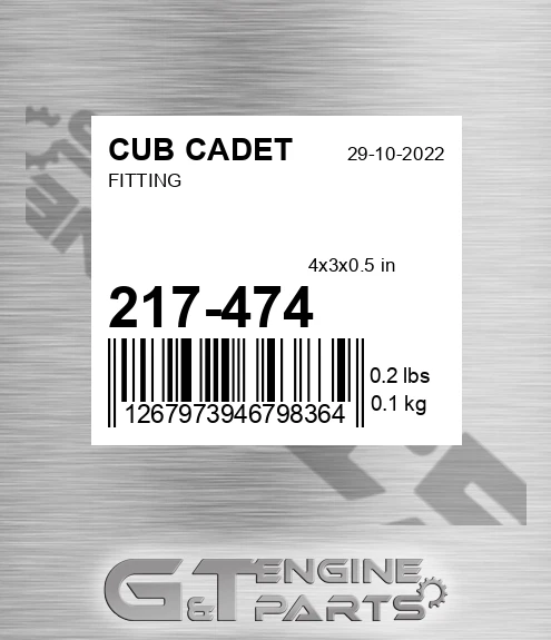 217-474 Fitting
