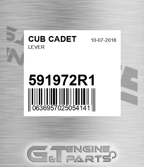 591972R1 Lever for CUB CADET