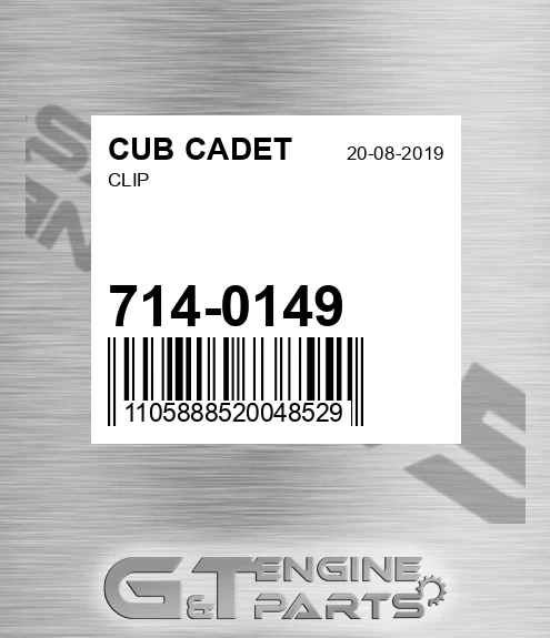 714-0149 Clip for CUB CADET