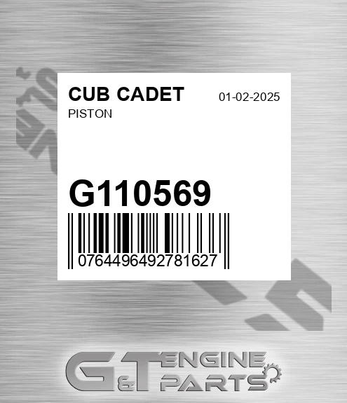 G110569 Piston
