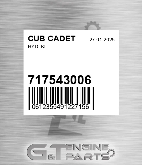 717543006 Hyd. Kit