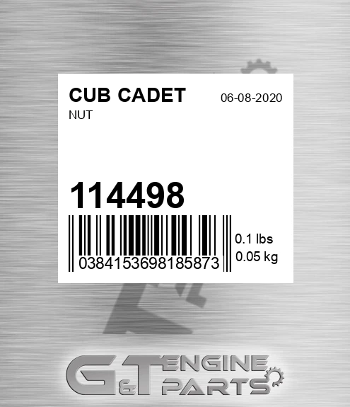 114498 Nut