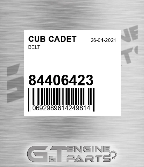 84406423 Belt