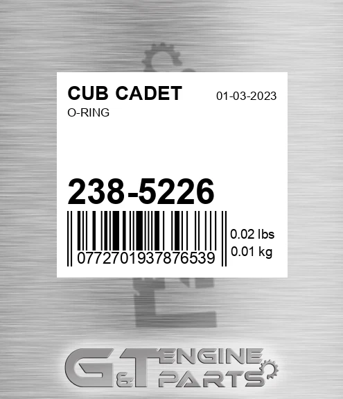 238-5226 O-ring