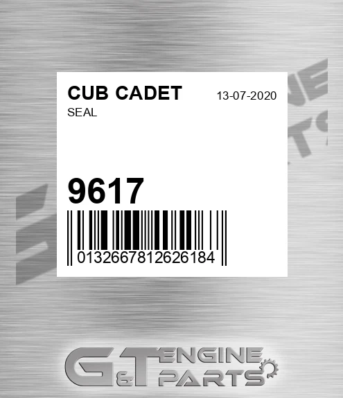 9617 Seal for CUB CADET