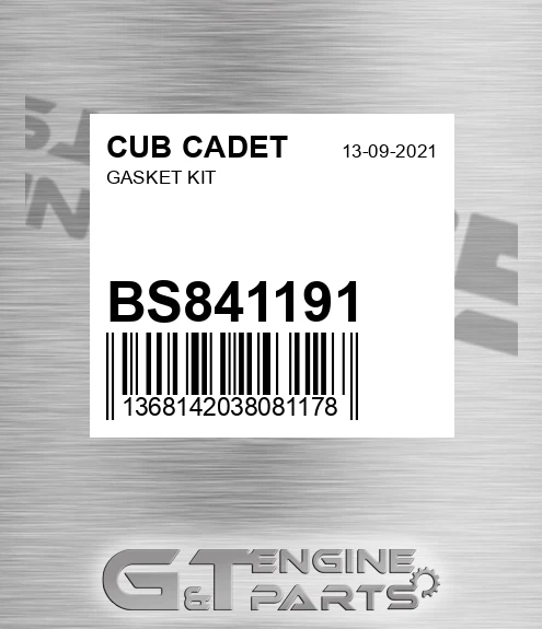 BS841191 Gasket Kit