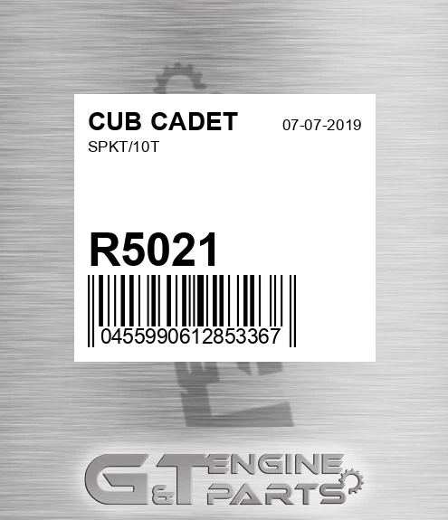 R5021 Spkt/10t