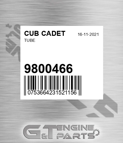 9800466 CUB CADET Tube