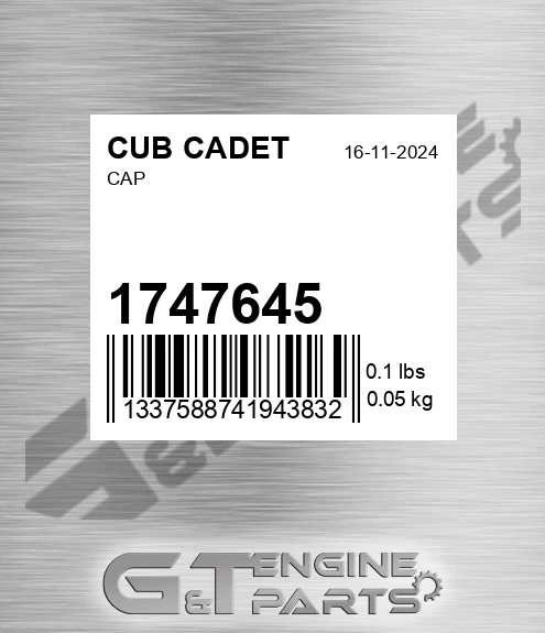 1747645 Cap
