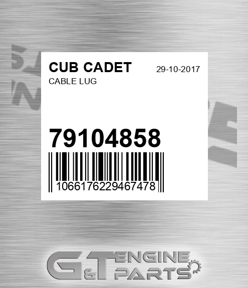 79104858 Cable Lug