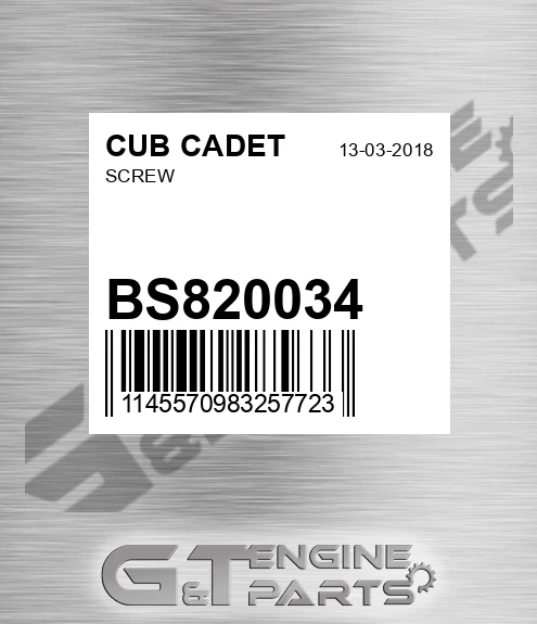 BS820034 Screw