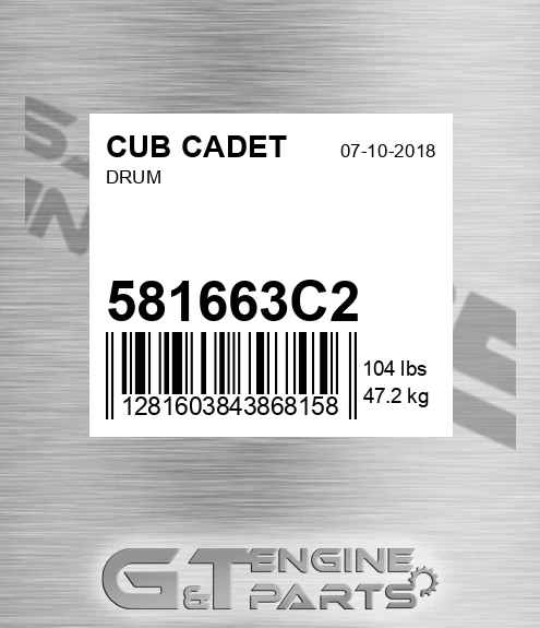 581663C2 Drum