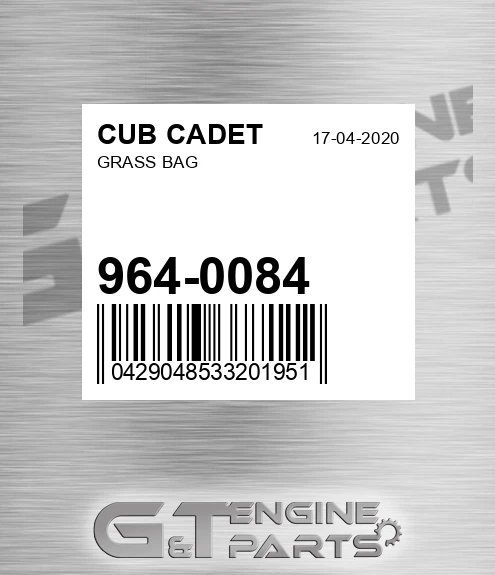 964-0084 Grass Bag for CUB CADET