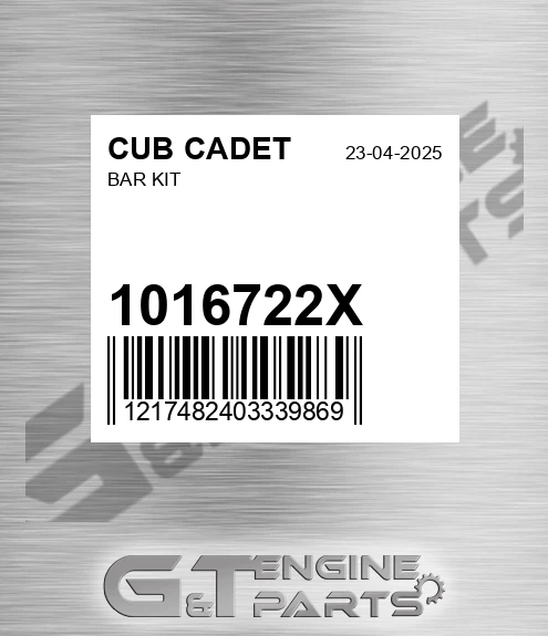1016722X Bar Kit